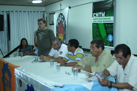 Dirigentes do SMC participam da abertura do Encontro Nacional do Setor Automotivo